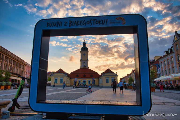 Białystok – Pałac Branickich, rynek oraz street art