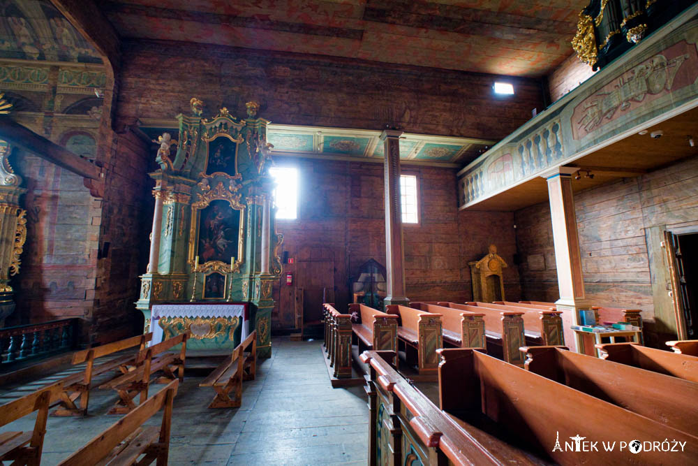 Drewniany kościół Wniebowzięcia Najświętszej Maryi Panny w Haczowie