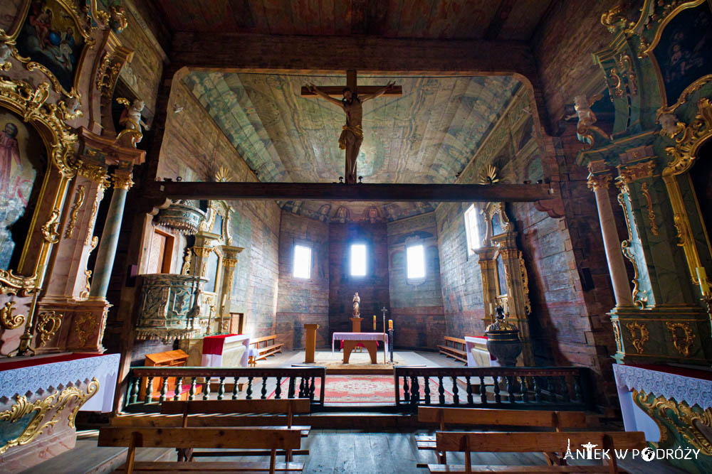 Drewniany kościół Wniebowzięcia Najświętszej Maryi Panny w Haczowie