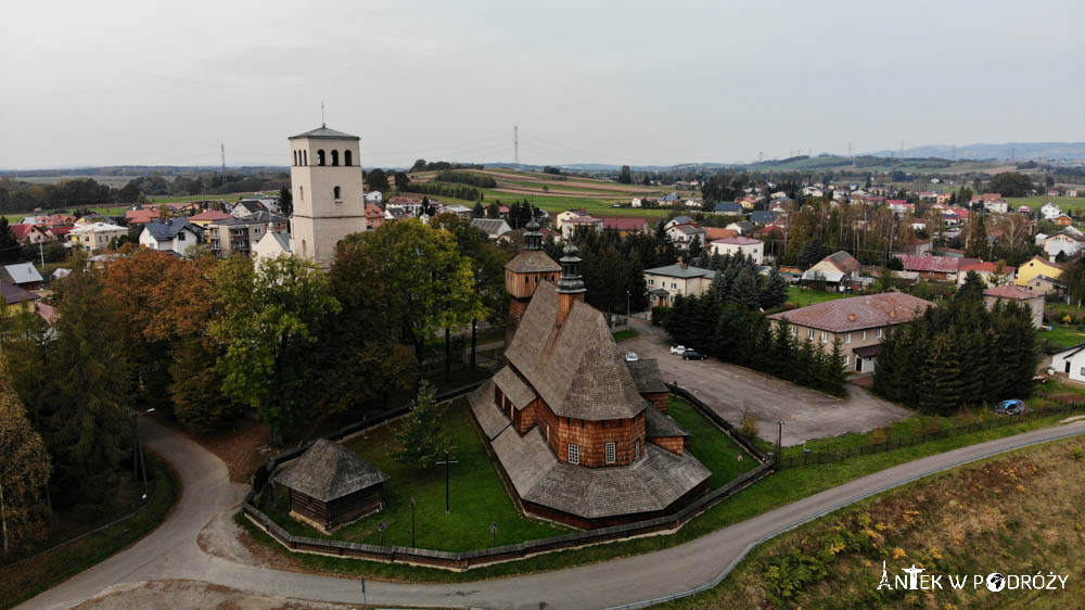 Drewniany kościół Wniebowzięcia Najświętszej Maryi Panny w Haczowie