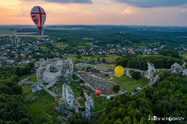 Lot balonem – spełnione marzenie podczas Baloniady na Zamku Ogrodzieniec