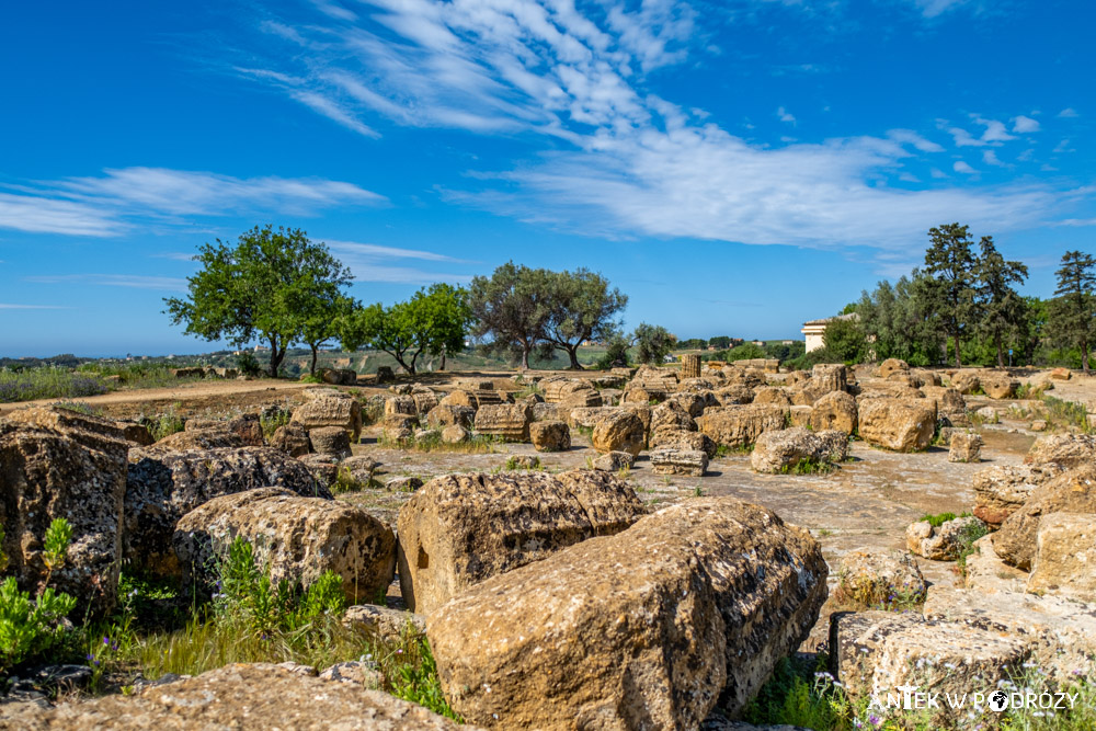 Dolina Świątyń (Valle dei Templi) w Agrigento