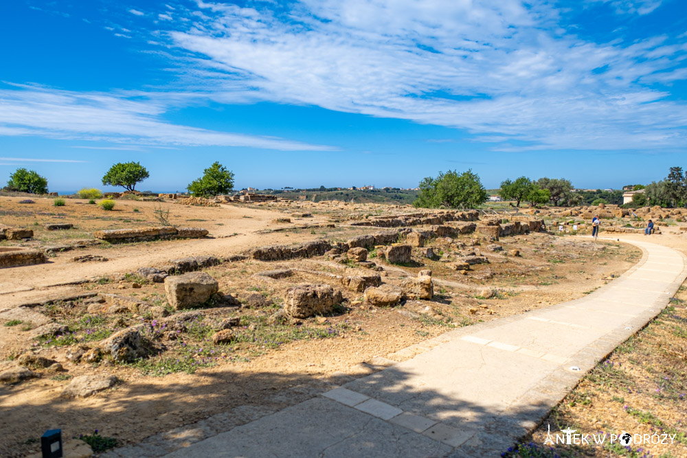 Dolina Świątyń (Valle dei Templi) w Agrigento