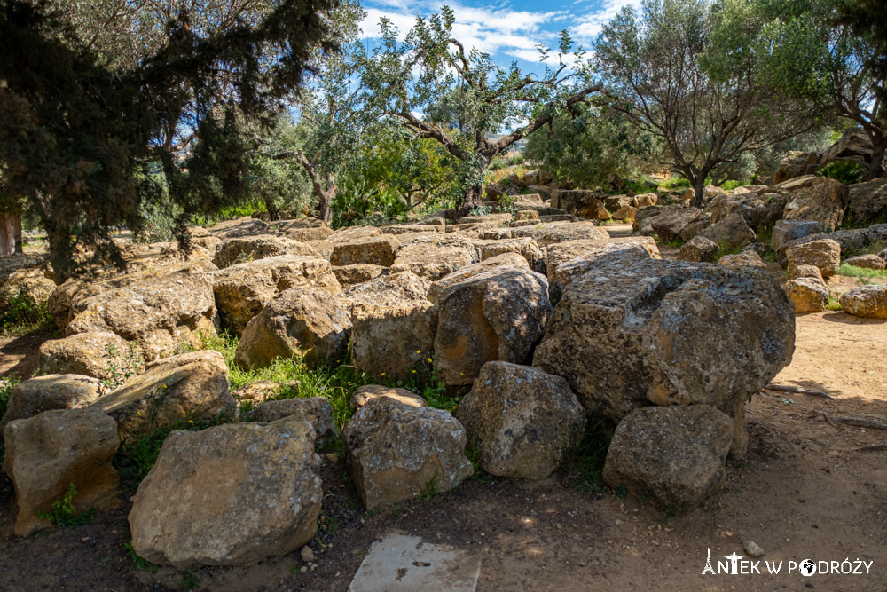 Dolina Świątyń (Valle dei Templi) w Agrigento