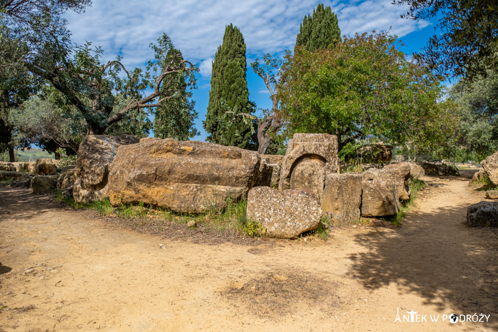 Dolina Świątyń (Valle dei Templi) w Agrigento