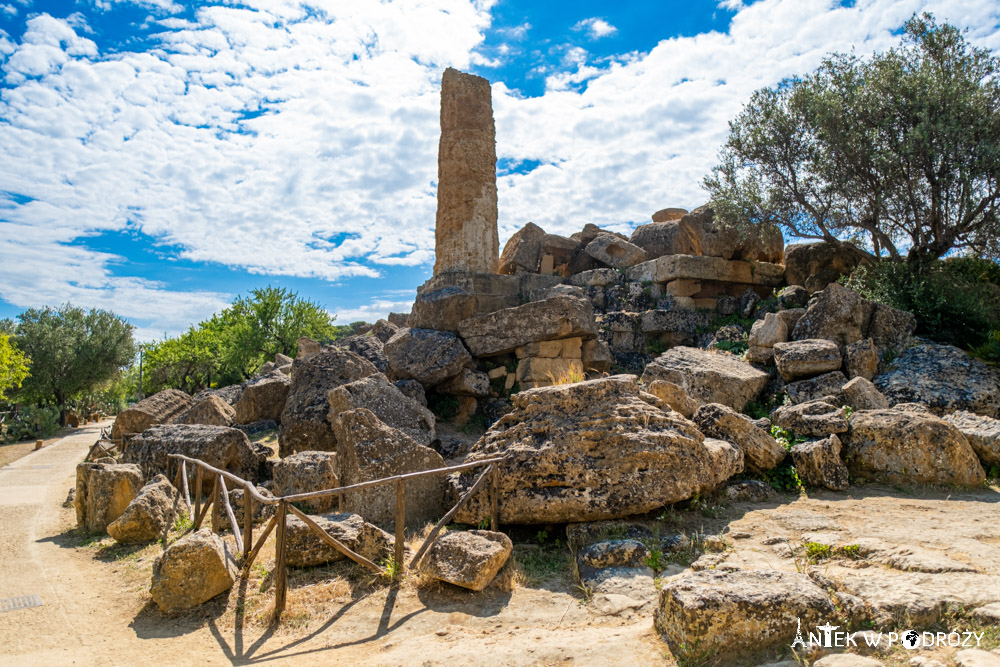 Dolina Świątyń (Valle dei Templi) w Agrigento