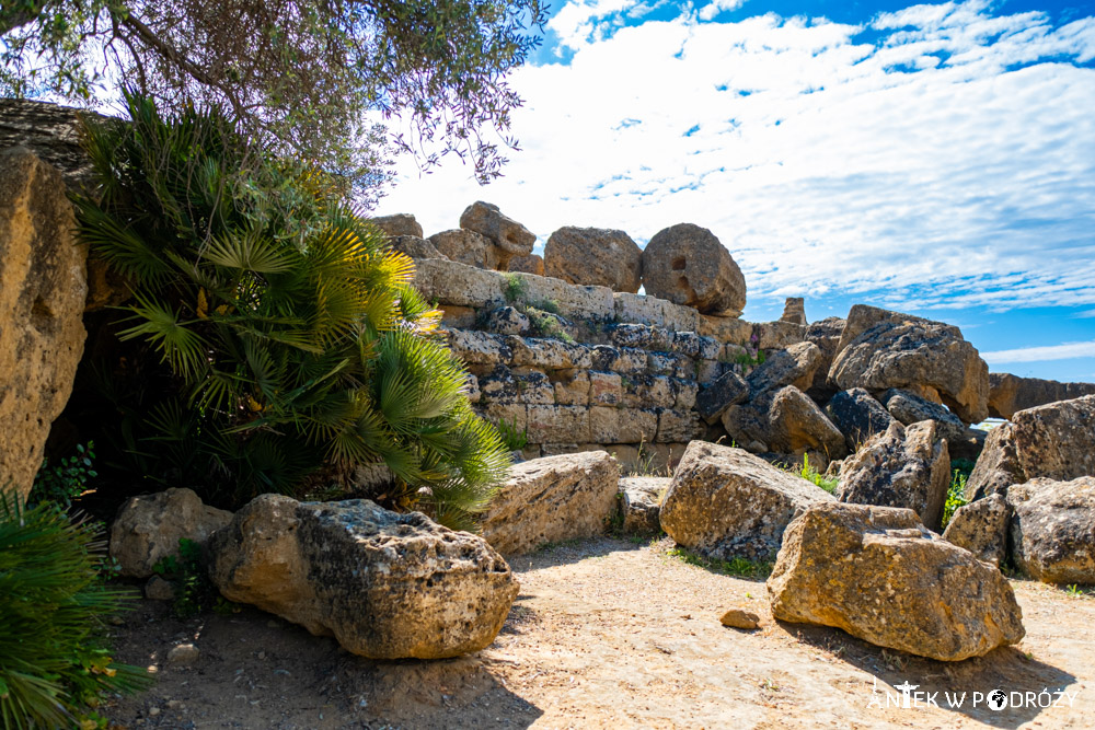 Dolina Świątyń (Valle dei Templi) w Agrigento