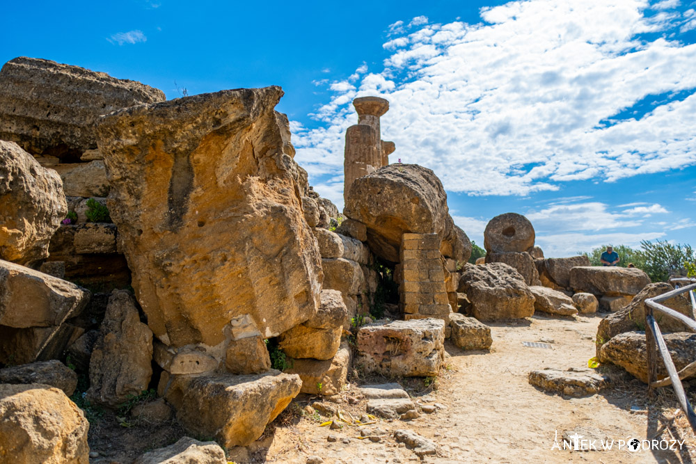 Dolina Świątyń (Valle dei Templi) w Agrigento