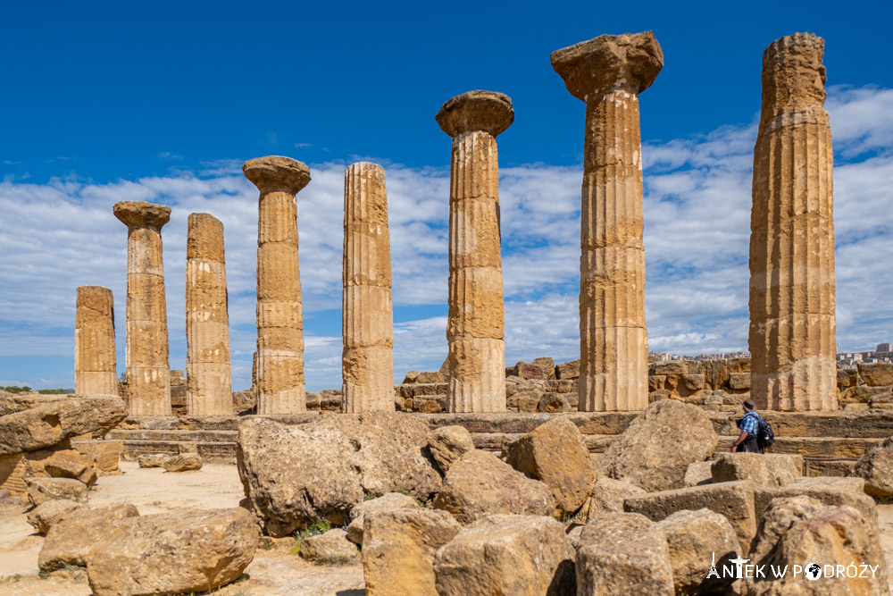 Dolina Świątyń (Valle dei Templi) w Agrigento