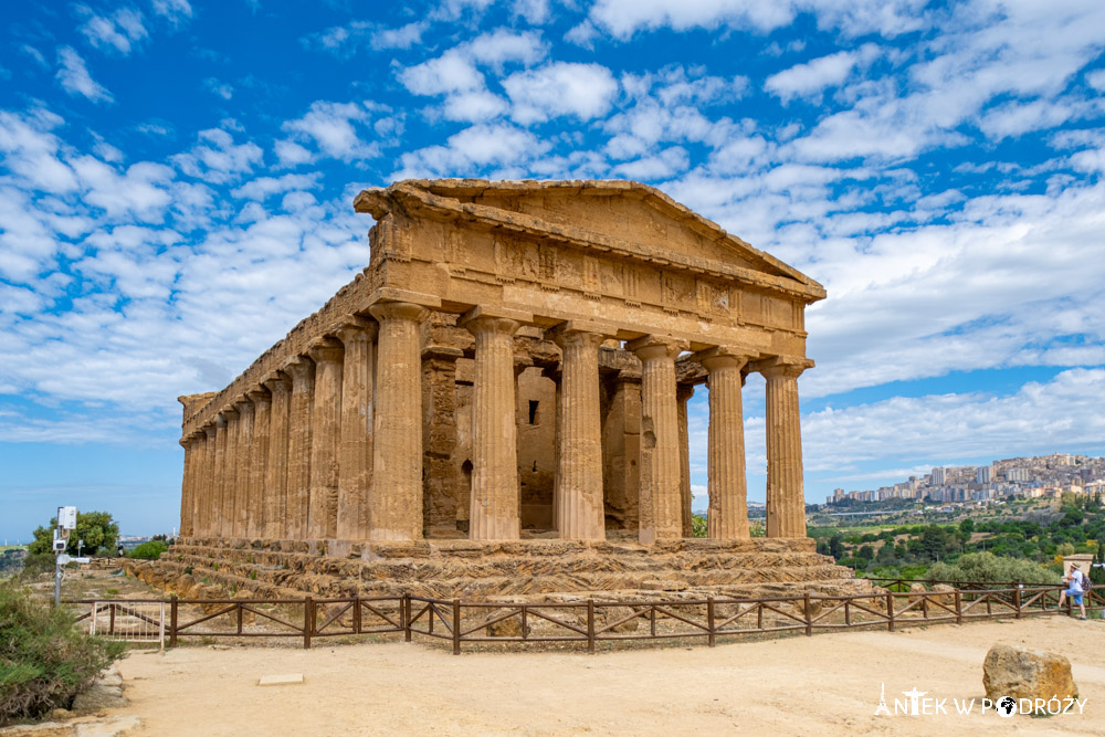 Dolina Świątyń (Valle dei Templi) w Agrigento