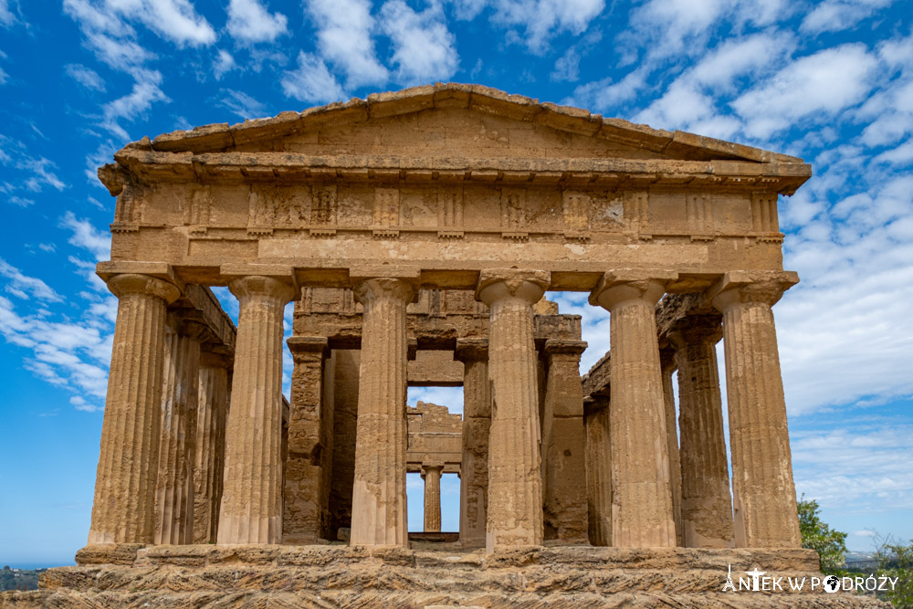 Dolina Świątyń (Valle dei Templi) w Agrigento