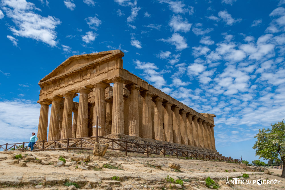 Dolina Świątyń (Valle dei Templi) w Agrigento