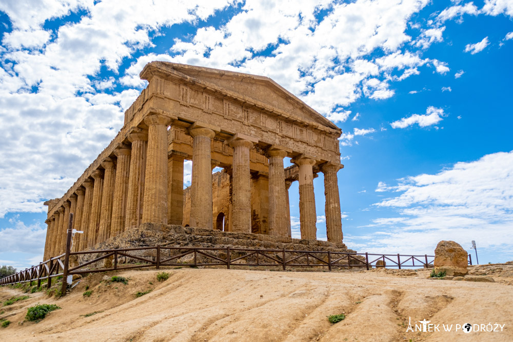 Dolina Świątyń (Valle dei Templi) w Agrigento