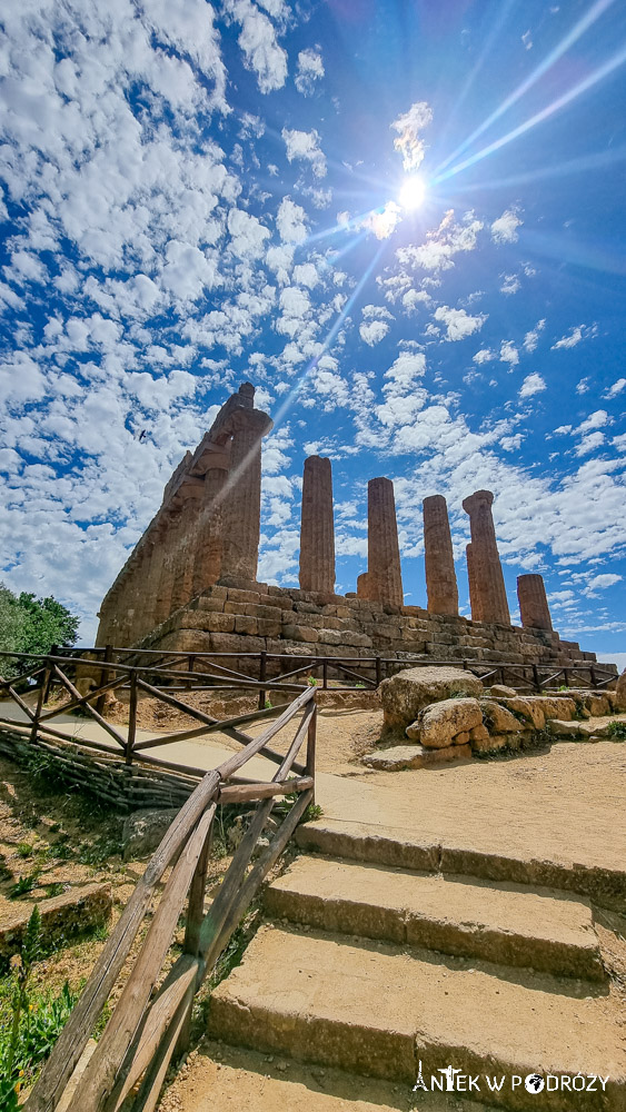 Dolina Świątyń (Valle dei Templi) w Agrigento