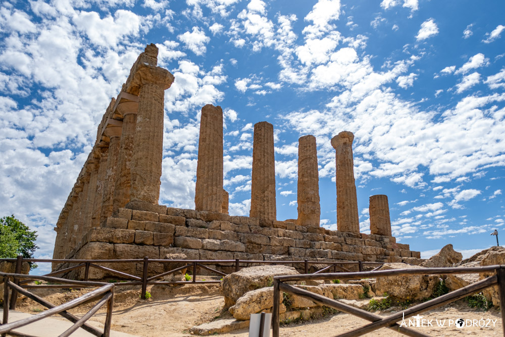 Dolina Świątyń (Valle dei Templi) w Agrigento