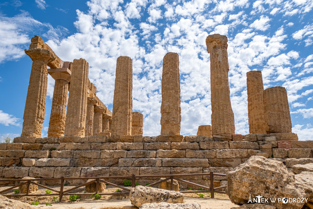 Dolina Świątyń (Valle dei Templi) w Agrigento