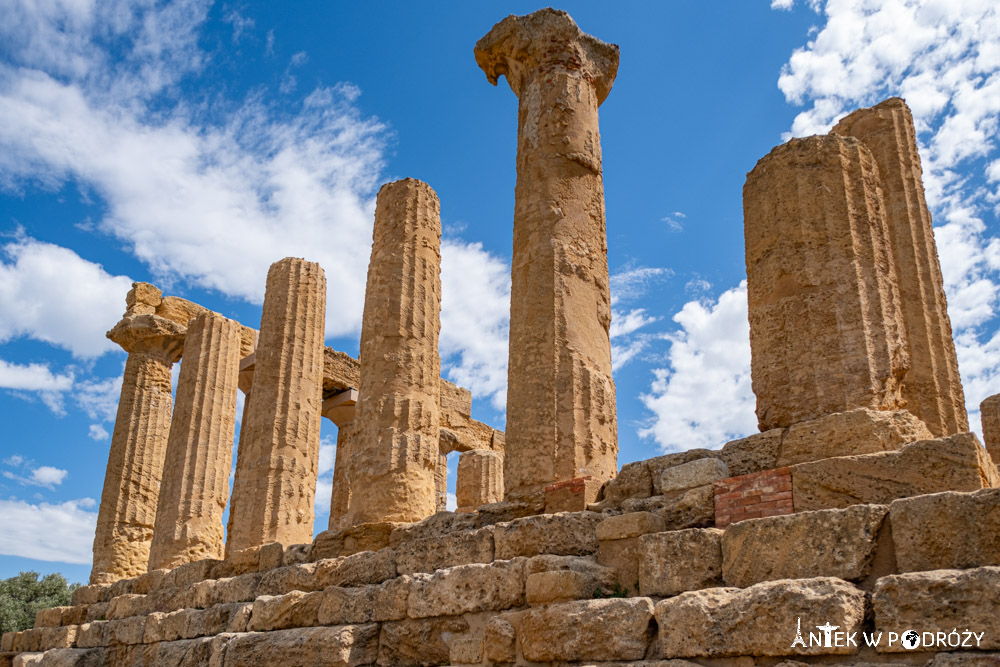 Dolina Świątyń (Valle dei Templi) w Agrigento