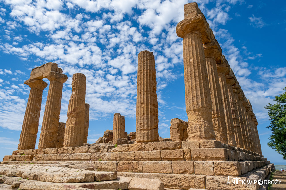 Dolina Świątyń (Valle dei Templi) w Agrigento