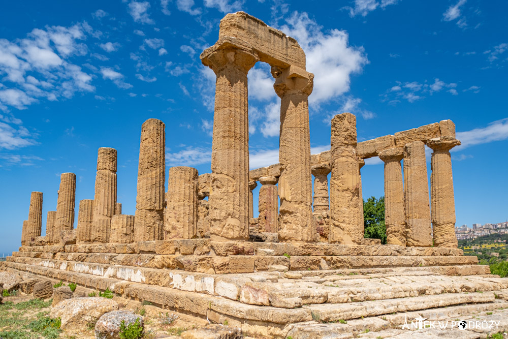 Dolina Świątyń (Valle dei Templi) w Agrigento